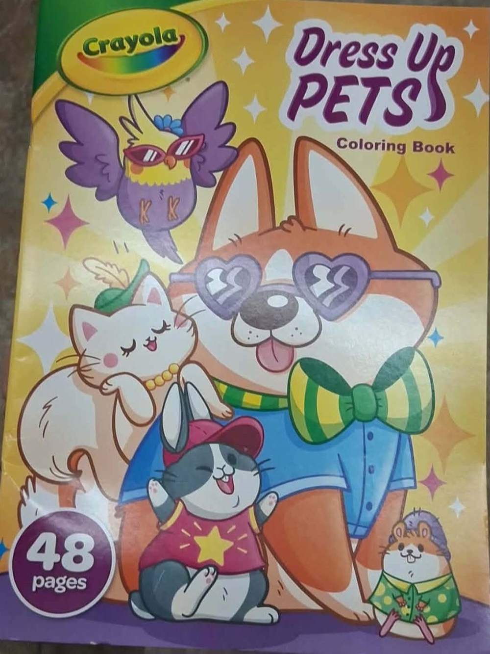 New Crayola Dress Up Pets Coloring Book
